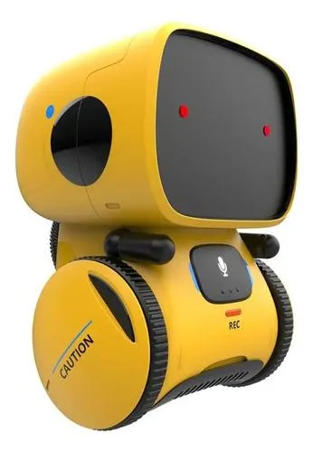 Robot De Juguete Interactivo Con Censor Amarillo